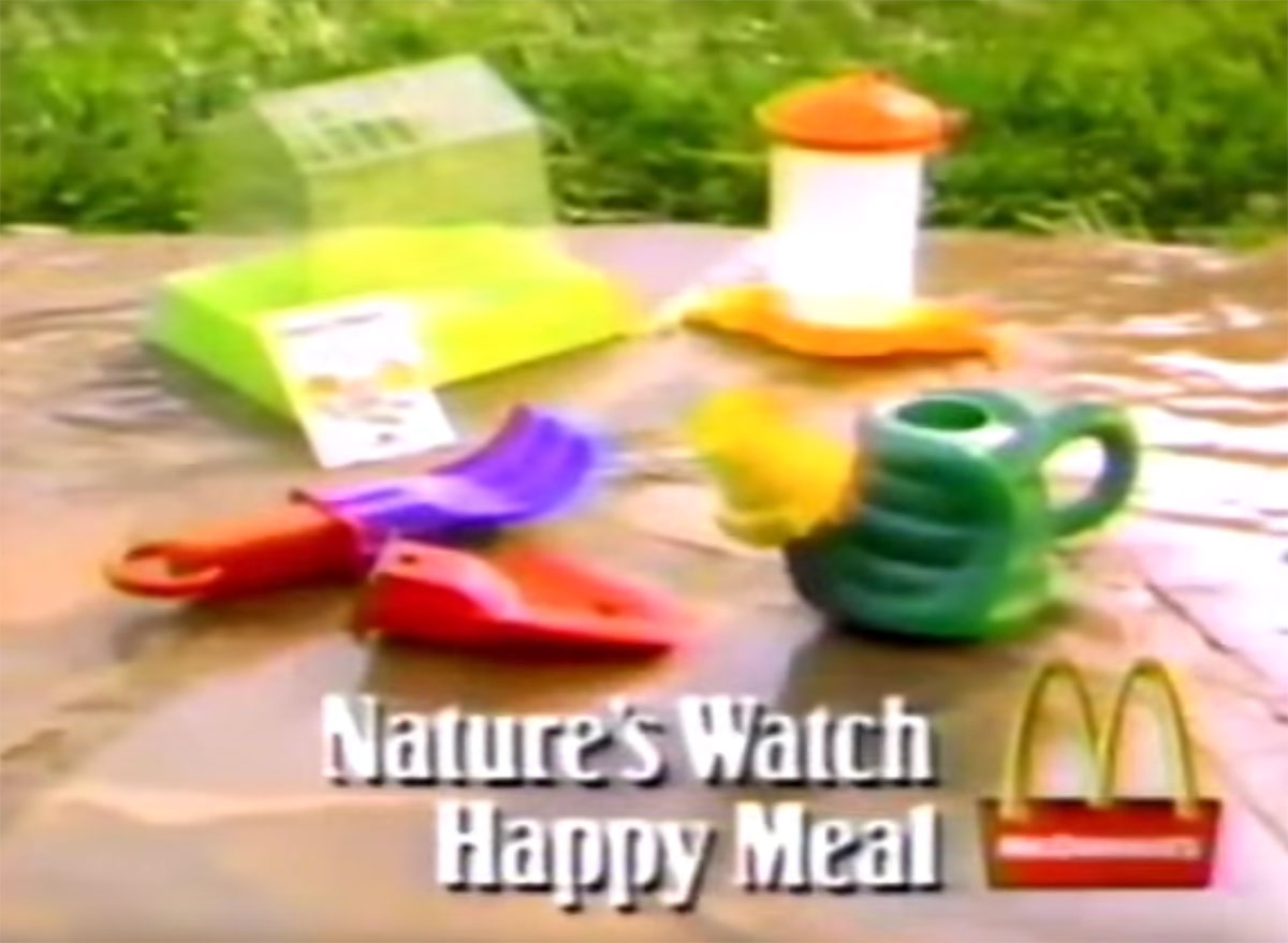 mcdonalds natures watch happy meal toys