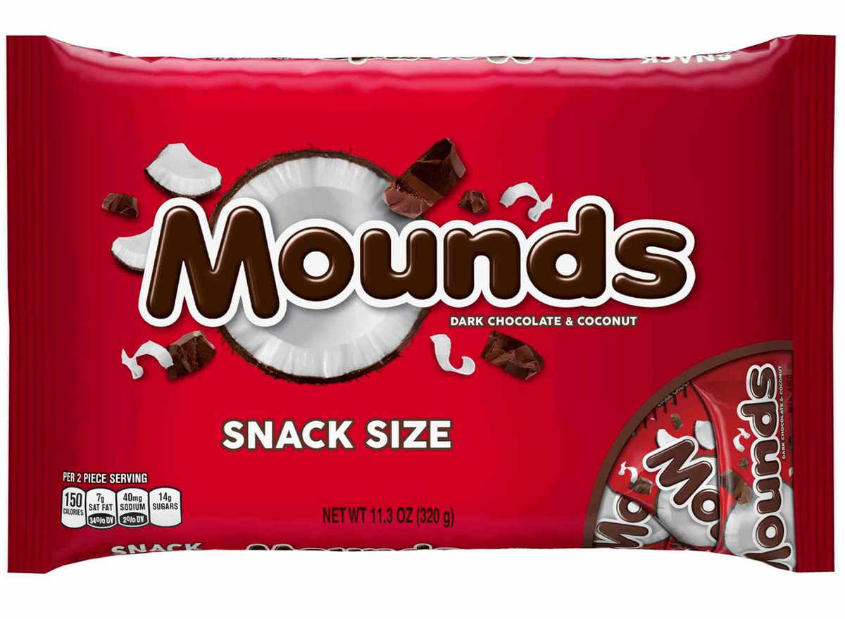 mounds snack size halloween candy
