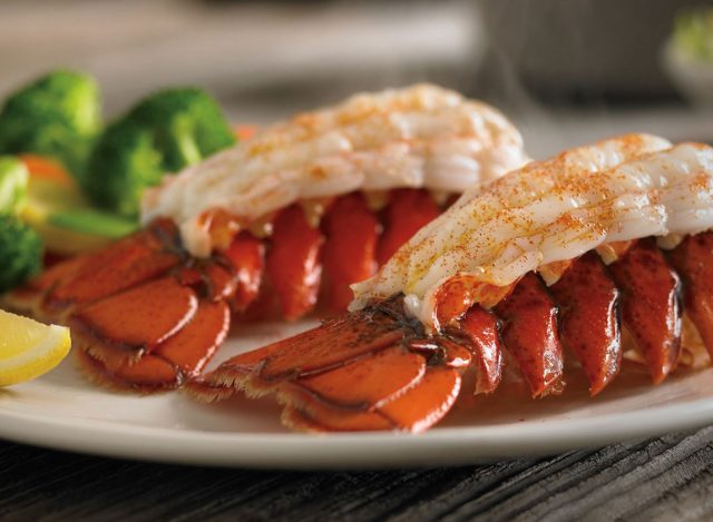 outback steakhouse twin lobster tails