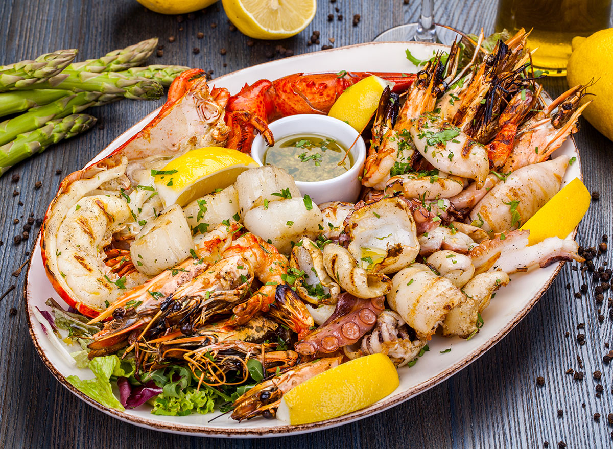 paleo seafood platter