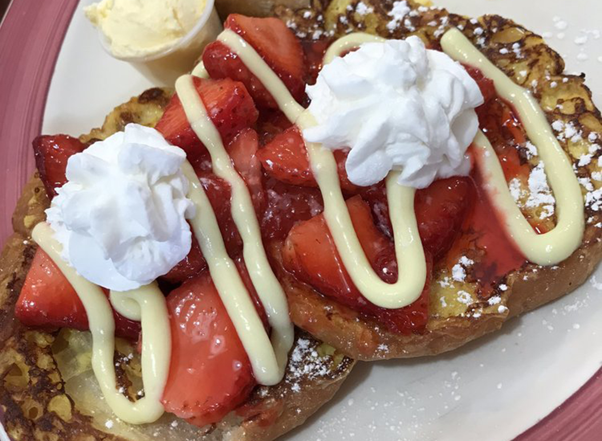 perkins strawberry croissant french toast