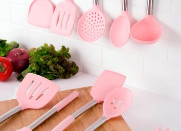 pink kitchen utensils, millennial pink kitchen accessories