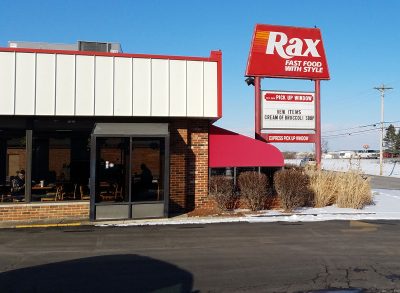 rax roast beef restaurant storefront