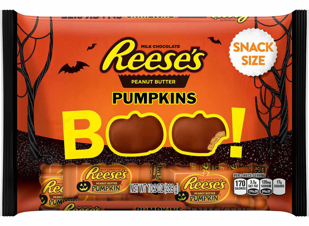 reeses peanut butter boo pumpkins