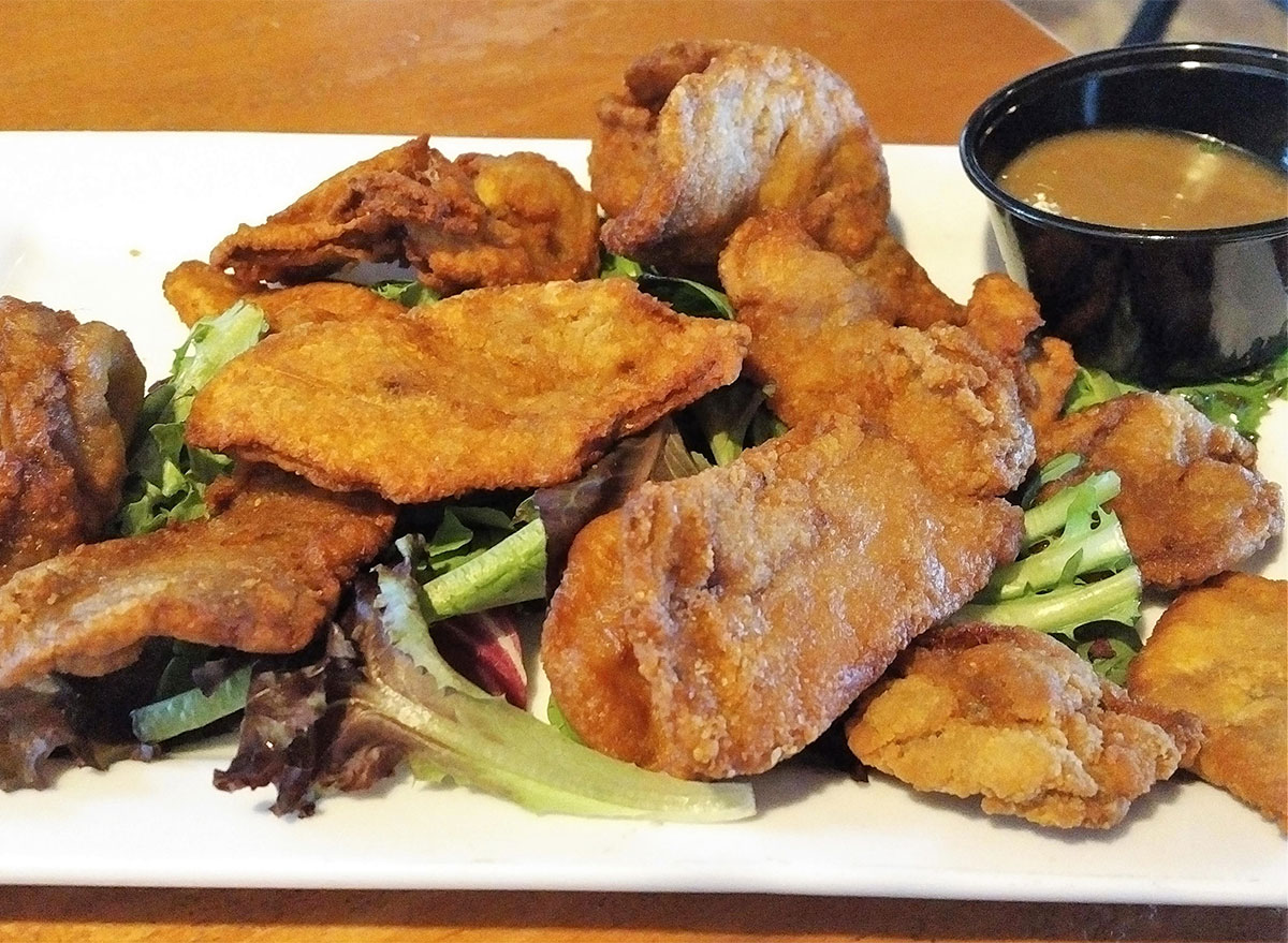 plate of fried rocky mountain oysters