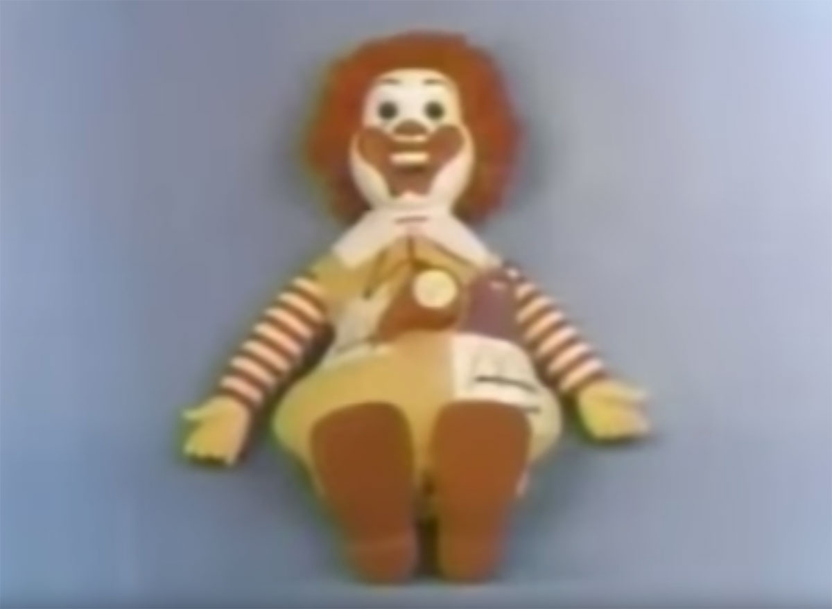 ronald mcdonald vintage doll