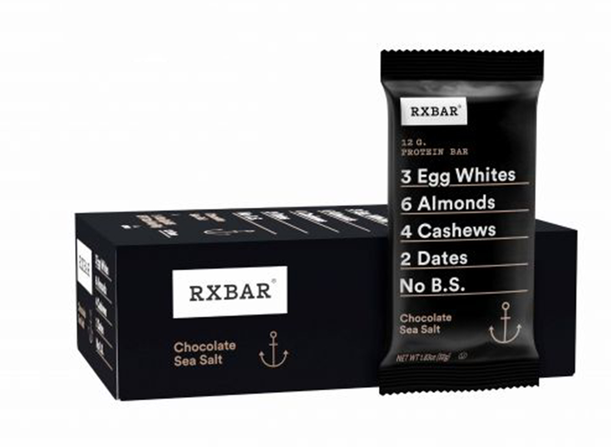 rx bar chocolate sea salt protein bar