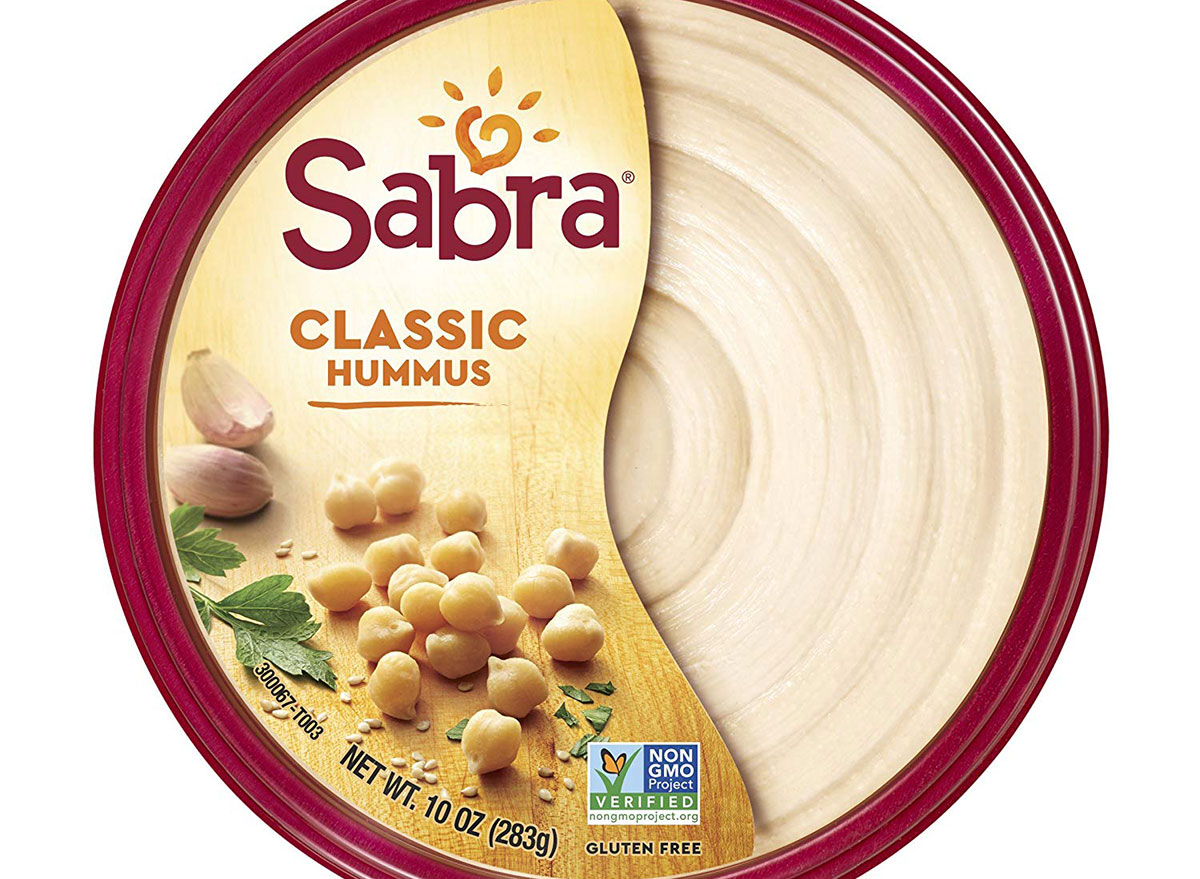 sabra classic hummus in container