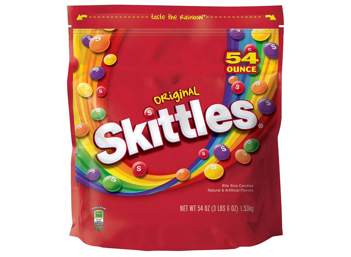 bag of skittles candy