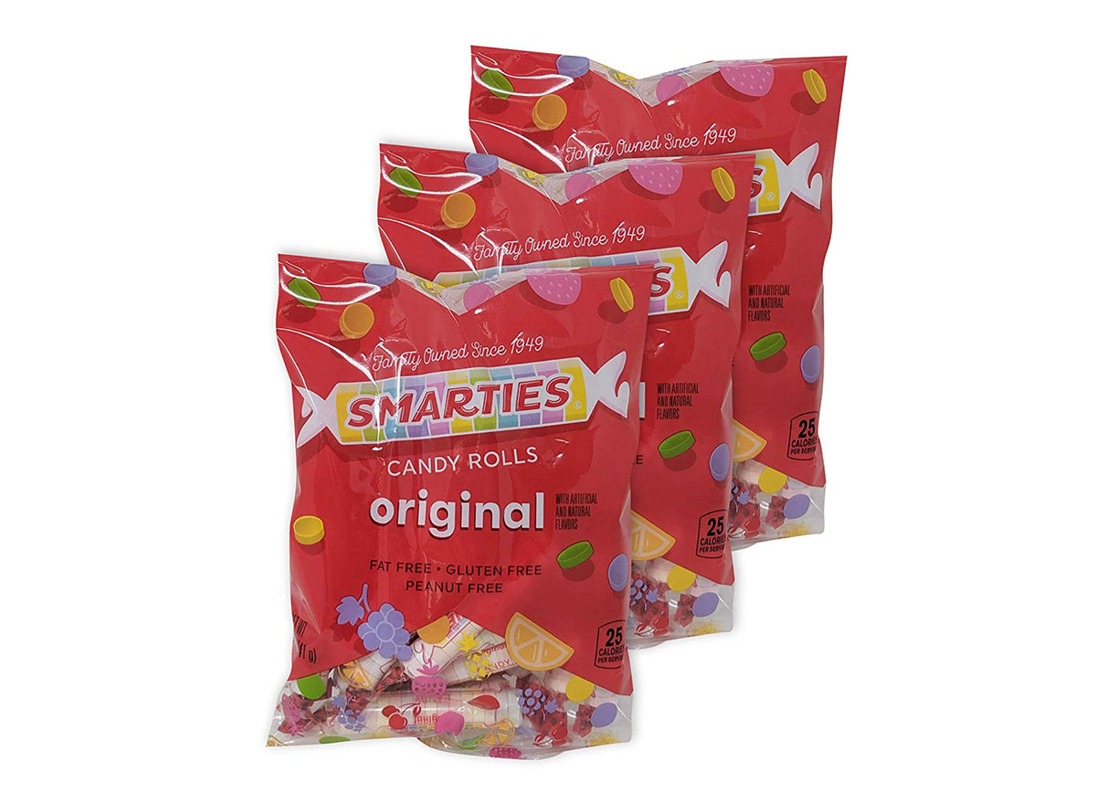 bags of smarties candy