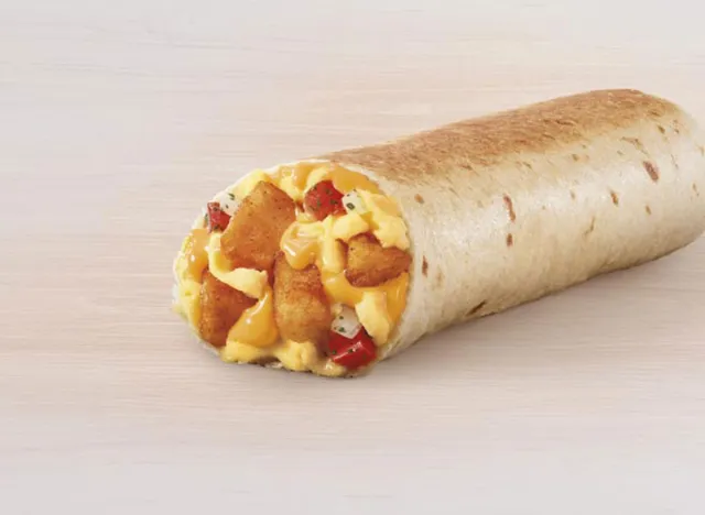 Taco bell grilled breakfast burrito fiesta potato