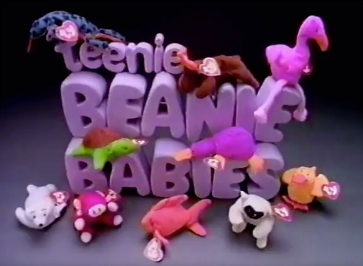 mcdonalds teenie beanie baby happy meal toys