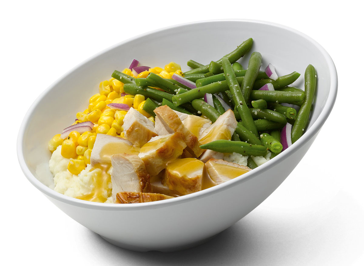 turkey breast bowl steamed vegetables boston market