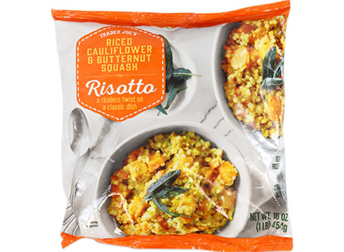 squash risotto from trader joes