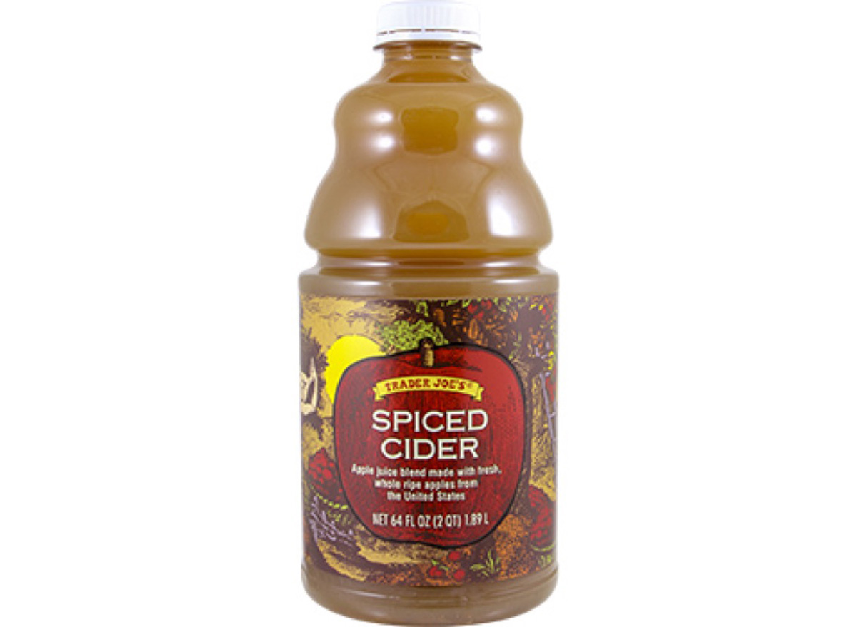 spiced cider from trader joes