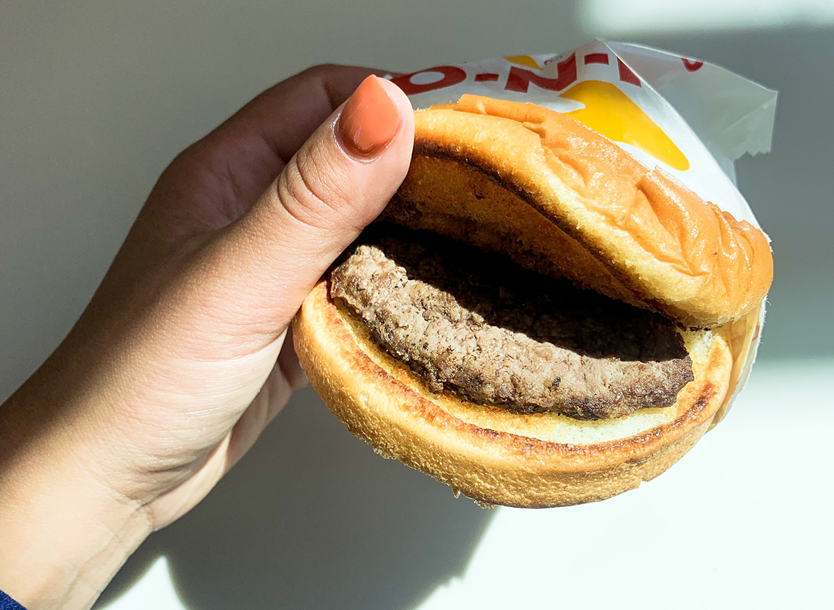 Burger ordered with extra salt at In-n-Out