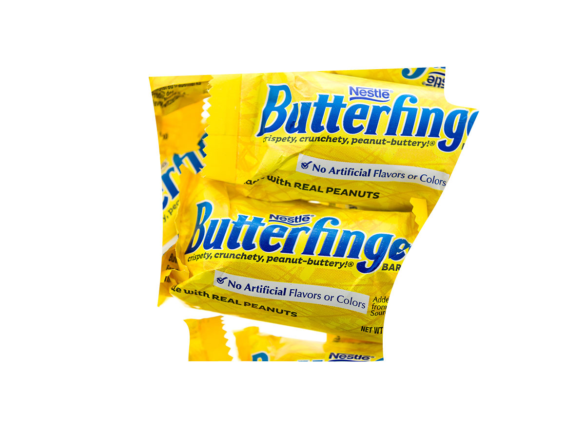 Arkansas' favorite candy bar is Butterfinger