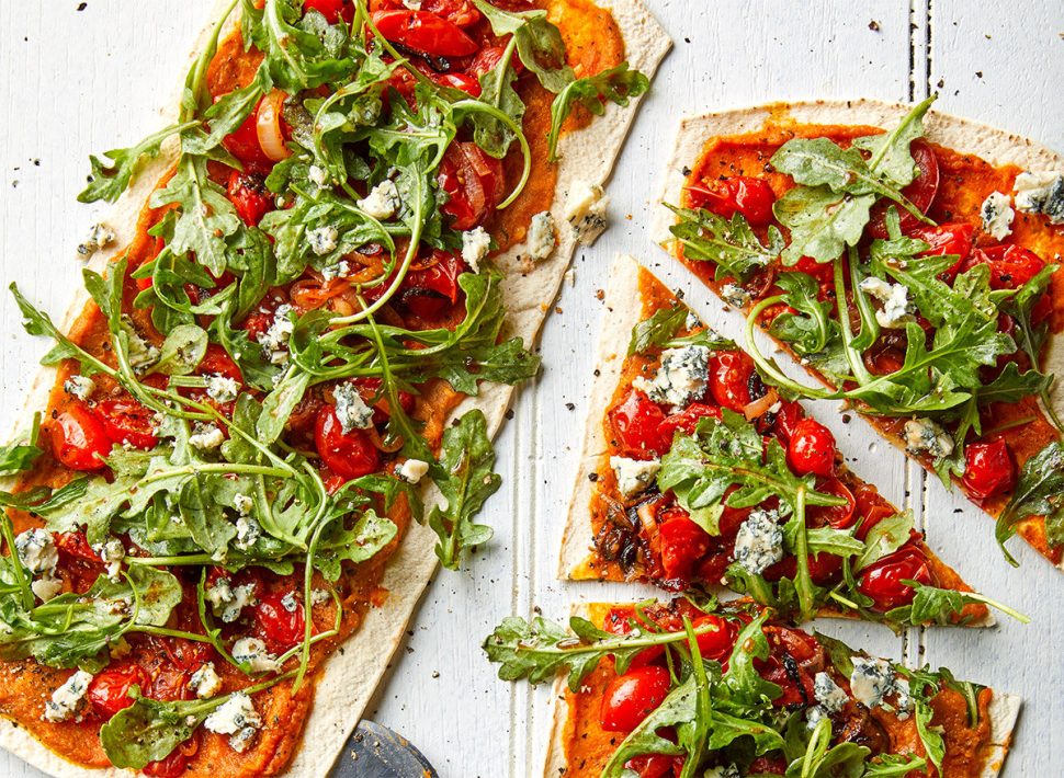 Easy Flatbreads With Pumpkin Marinara Recipe — Eat This Not That