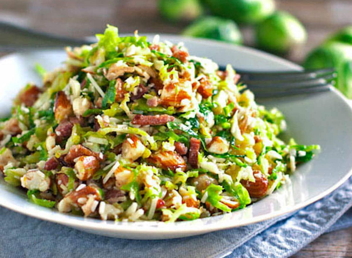 bacon brussels sprout salad