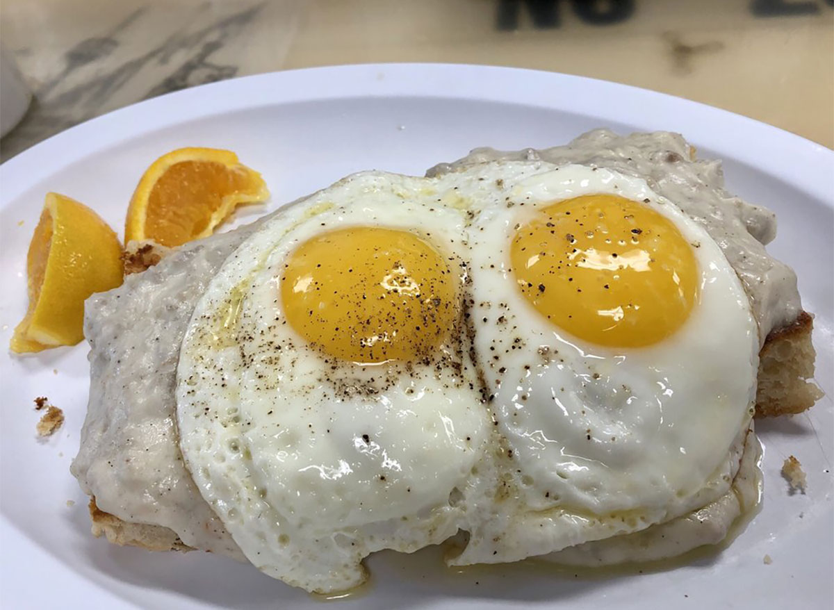 biscuits and eggs from banks grill north carolina