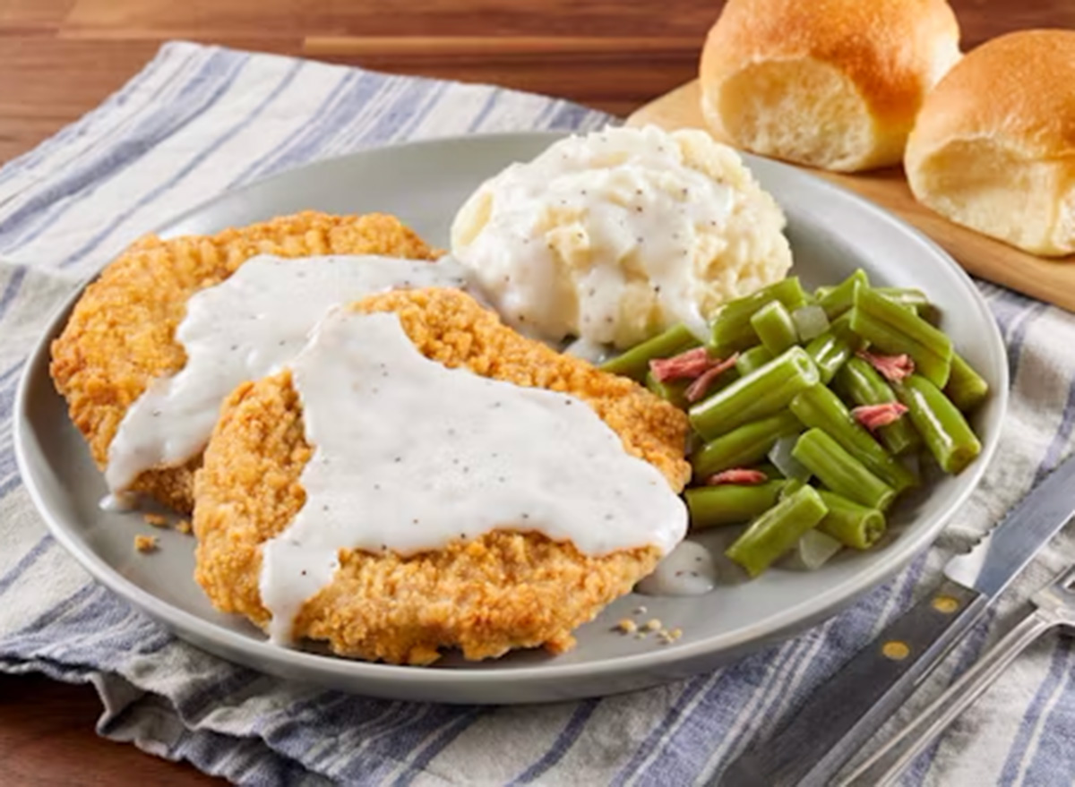 Bob evans country fried steak platter
