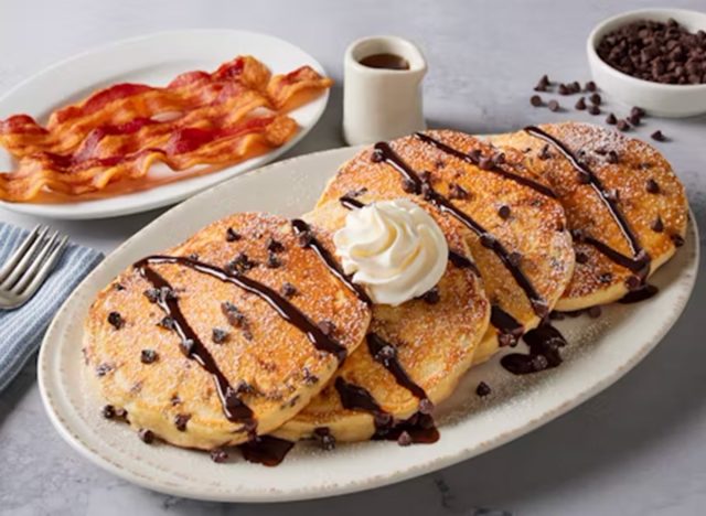 Bob Evans Double Chocolate Hotcakes with Hickory-Smoked Ham