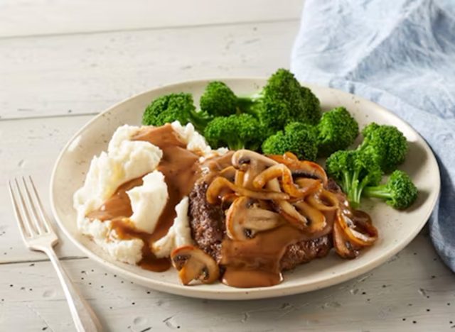 Bob Evans Mushroom and Onion Chopped Steak