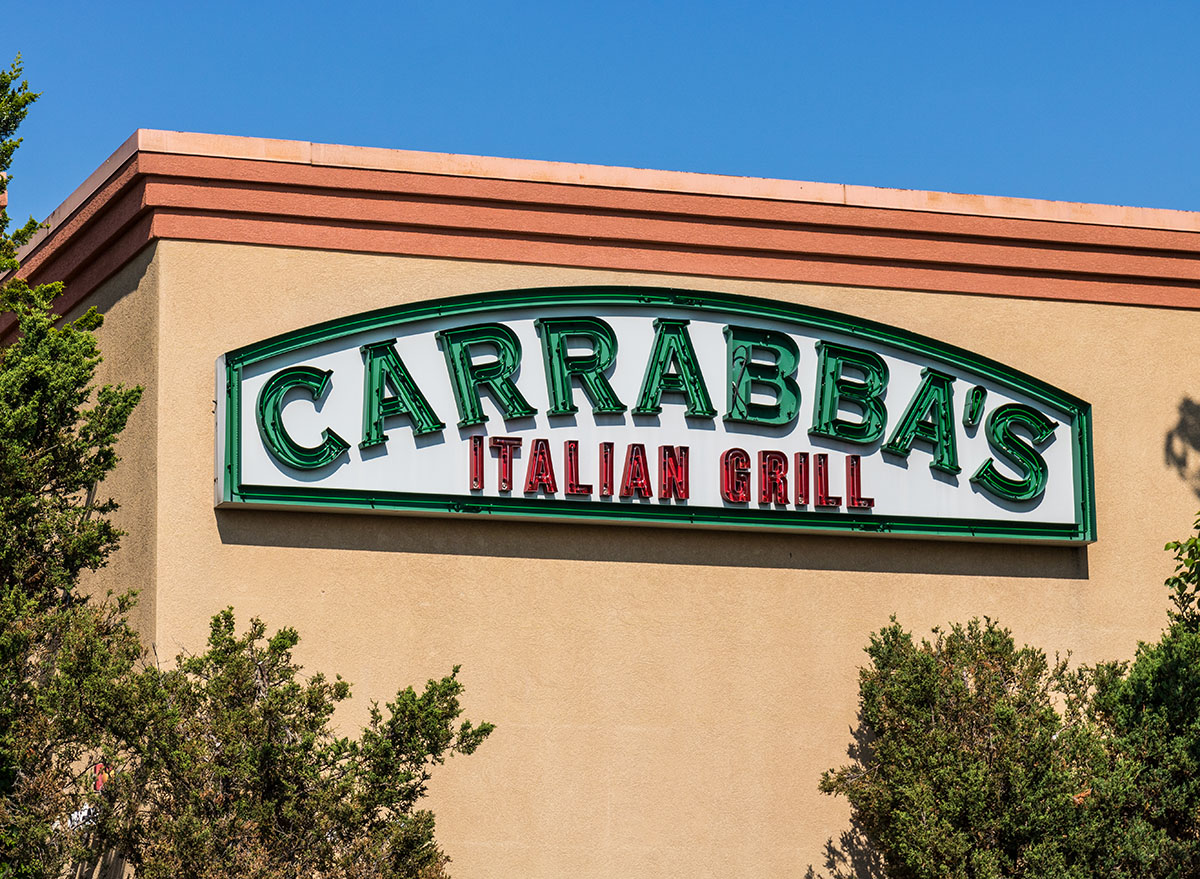 carrabbas italian grill restaurant storefront
