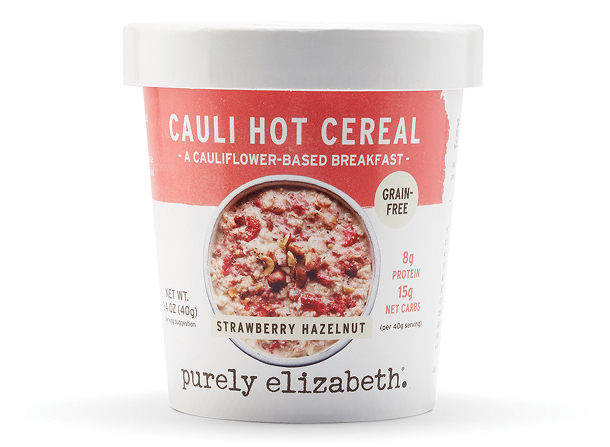 Cauli hot cereal in container