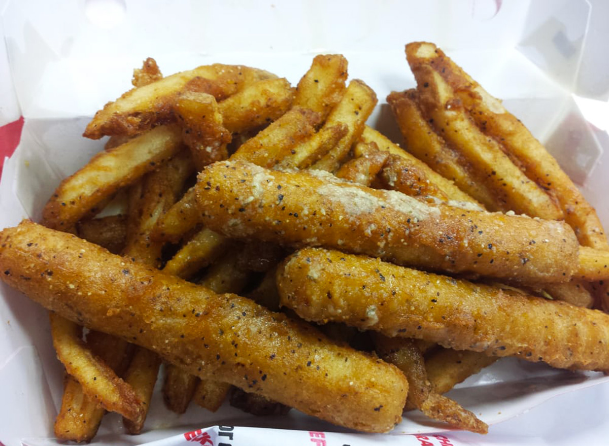 checkers parm fries and stix