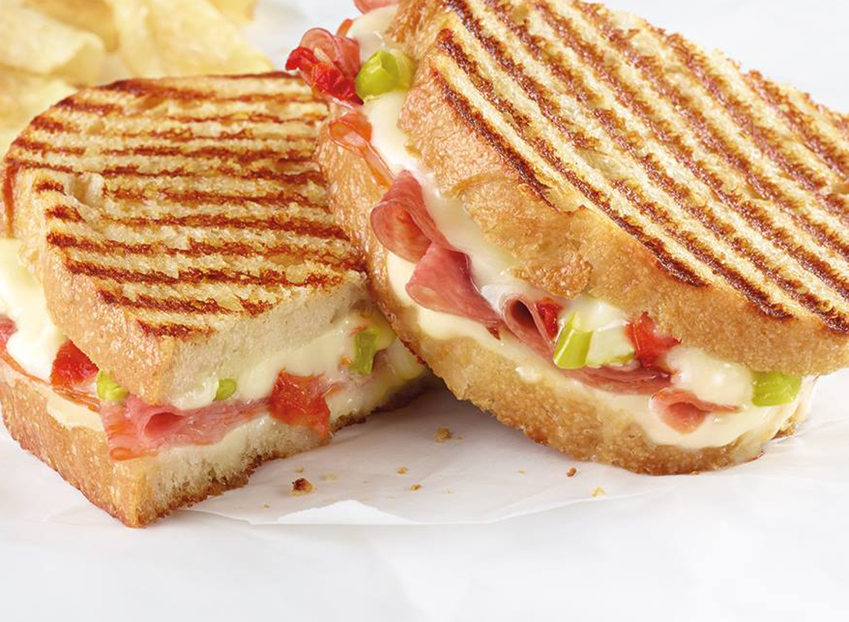 corner bakery rustic italian panini