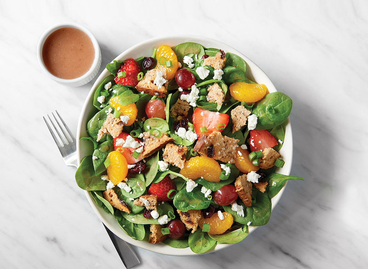 corner bakery spinach sweet salad