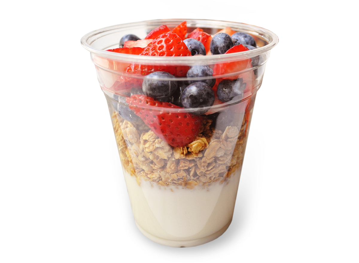 corner bakery yogurt and berries