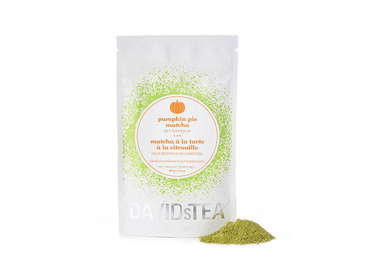 davids tea pumpkin pie matcha