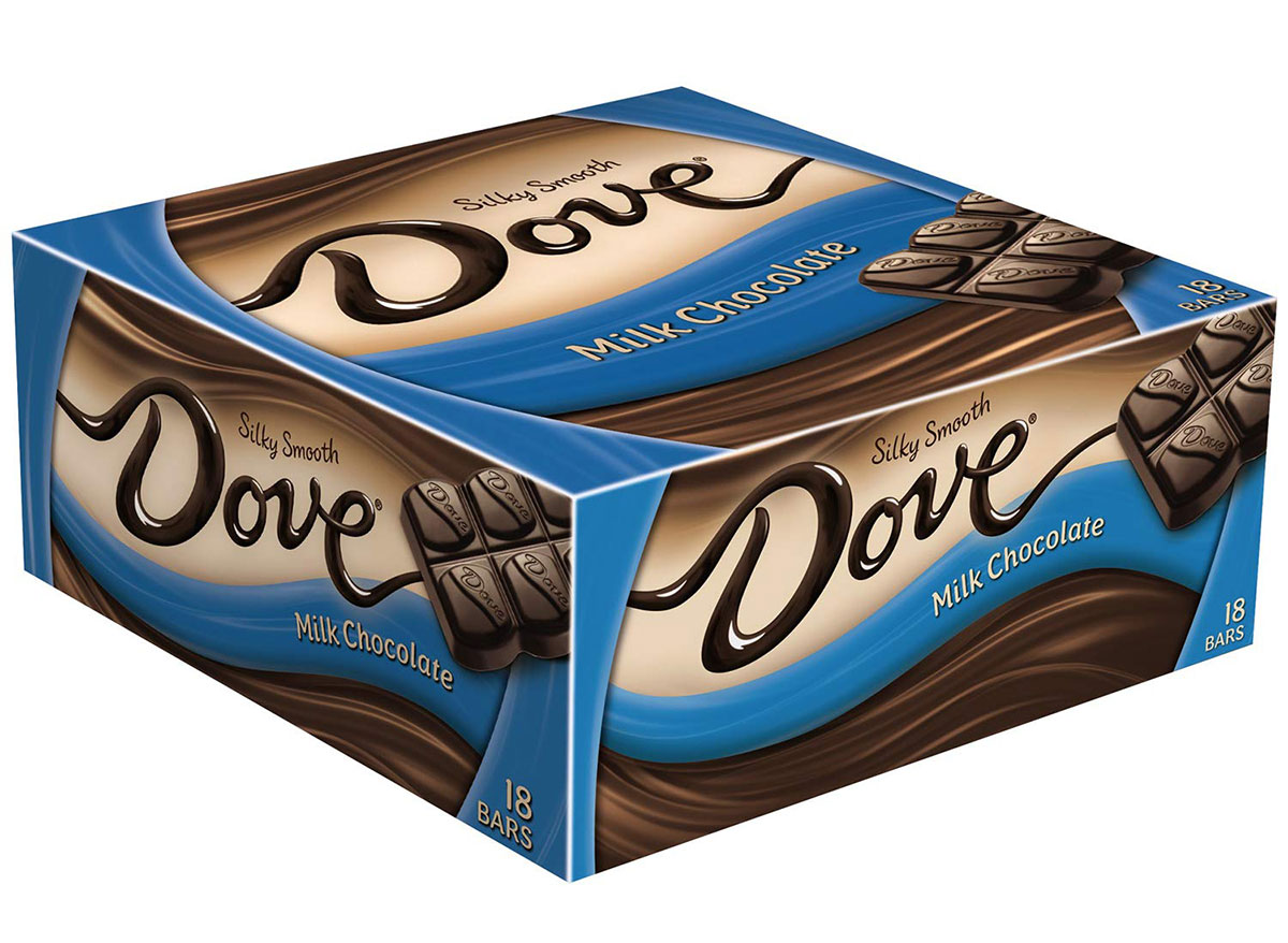 dove milk chocolate bars