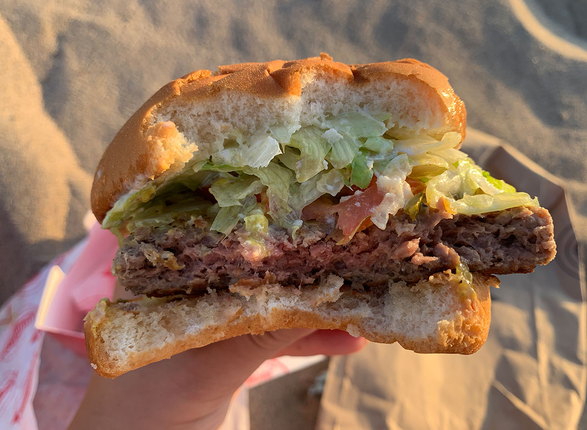 Bite into the Fatburger Impossible Burger