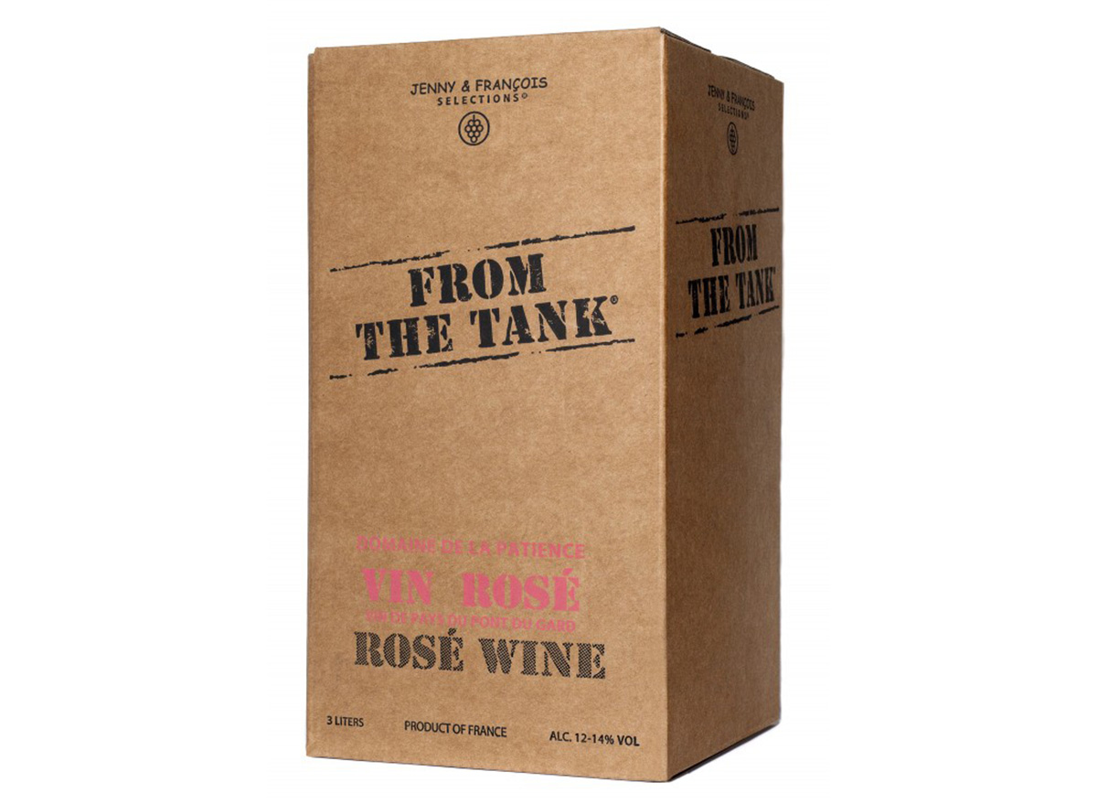 from the tank rose boxed wine