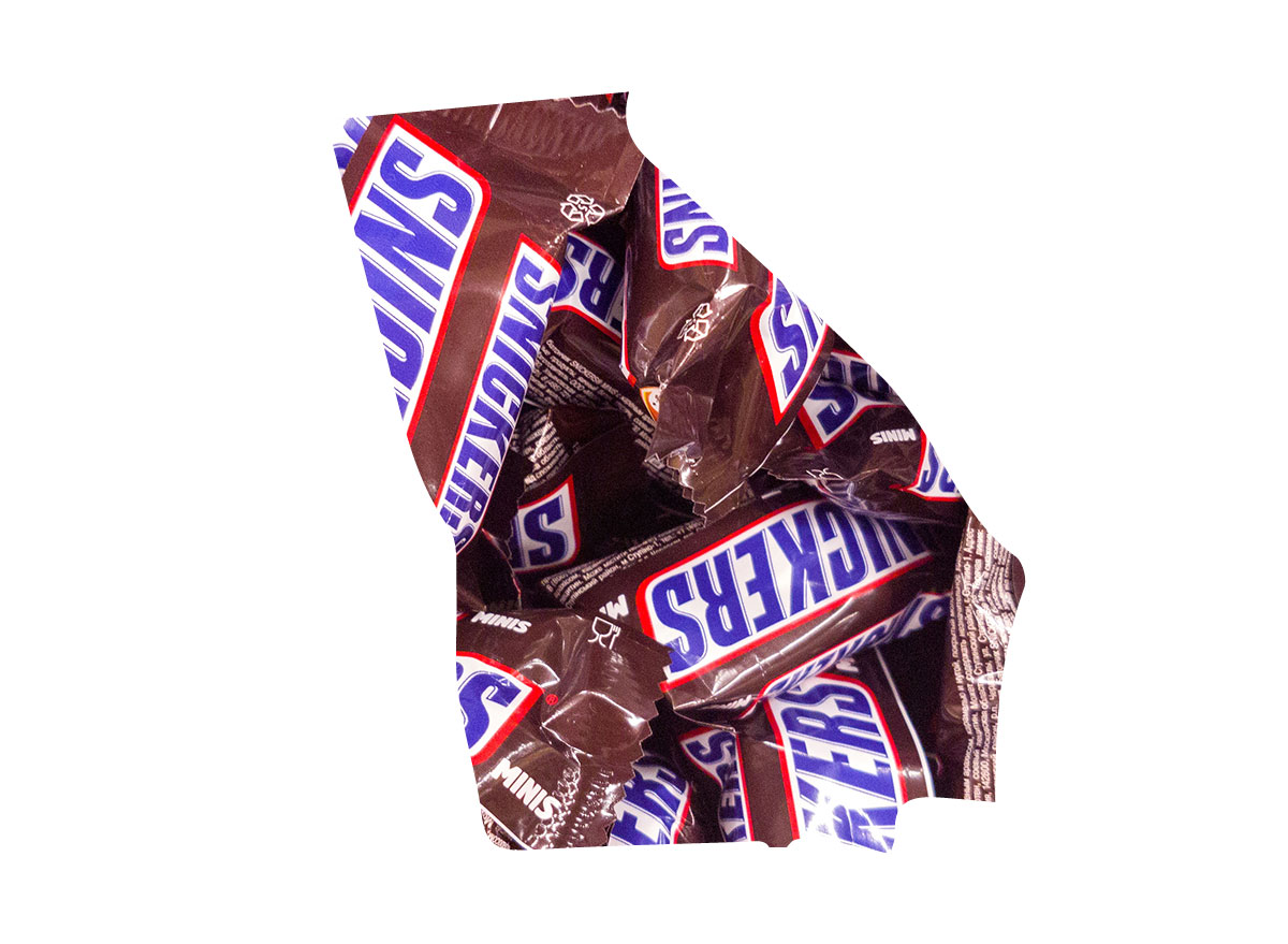 Georgia's favorite candy bar is Snickers