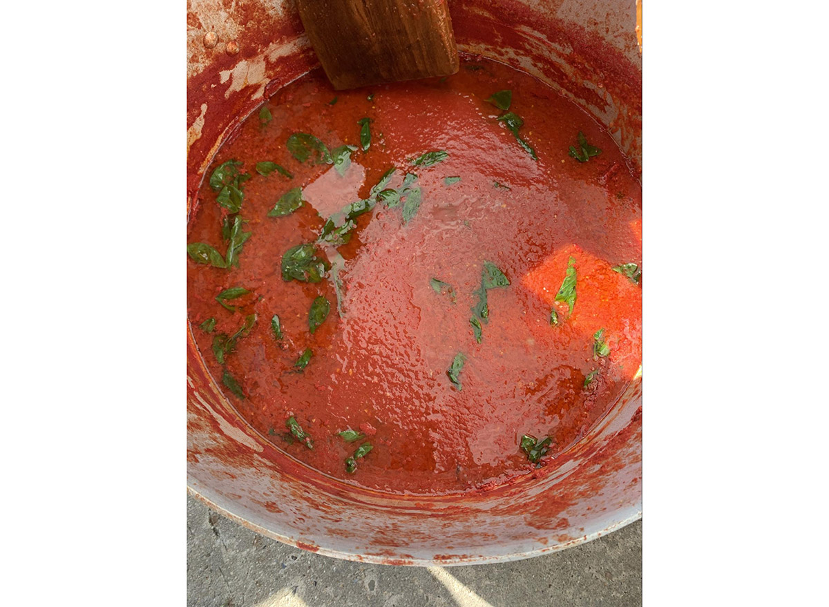 homemade sauce with fix
