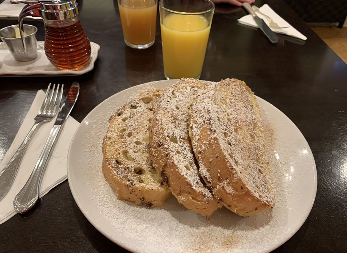 french toast from honey bs eatery michigan