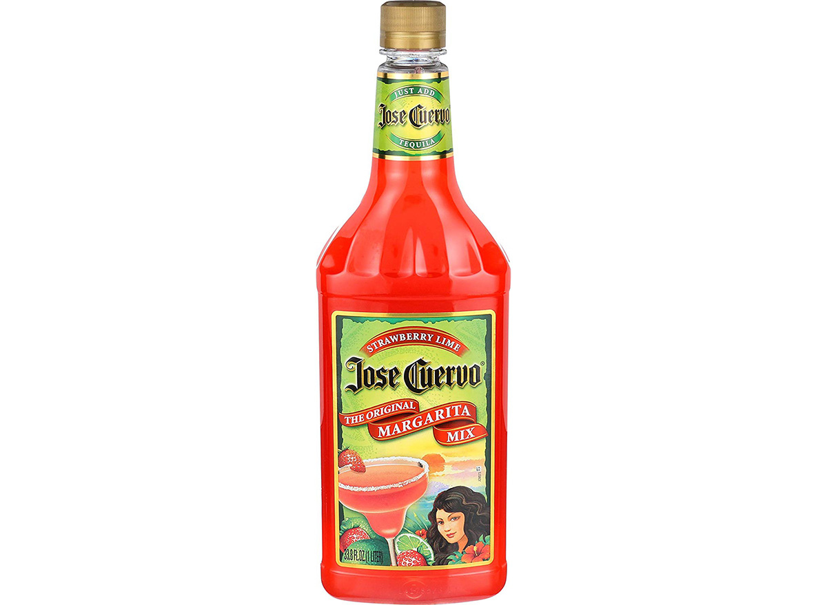 Jose Cuervo's Strawberry Lime Margarita Mix in jar
