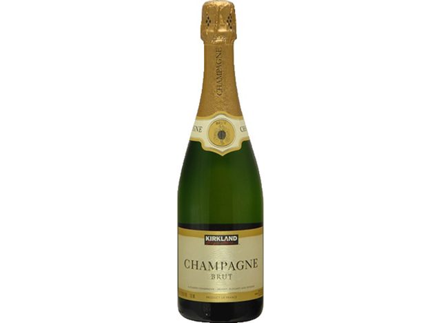 kirkland brut champagne in bottle
