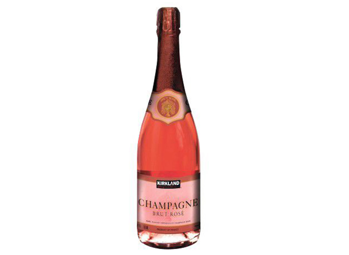 kirkland brut rose in bottle