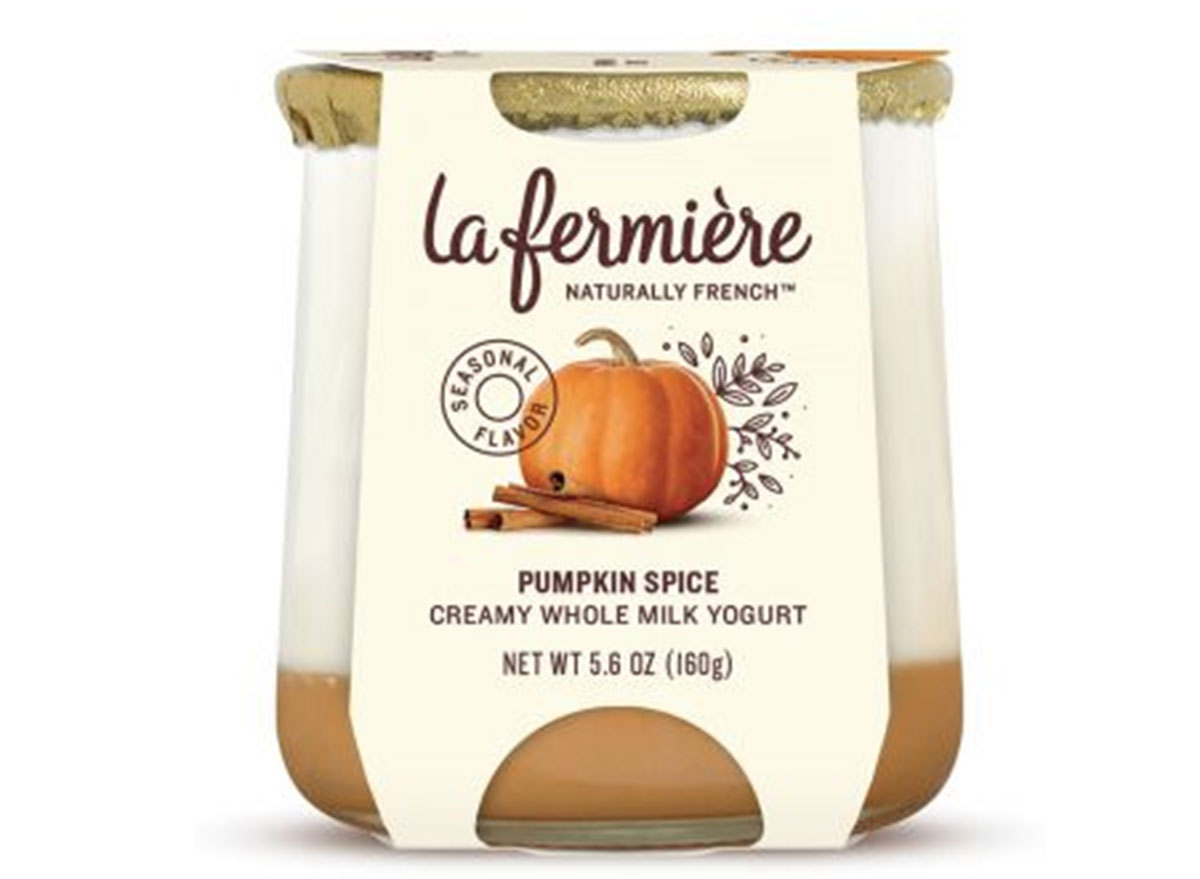 la fermiere pumpkin spice yogurt