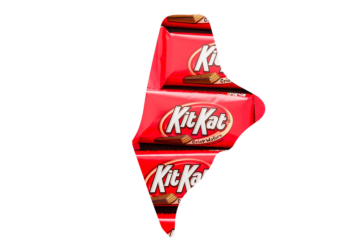 Maine's favorite candy bar is Kit Kat