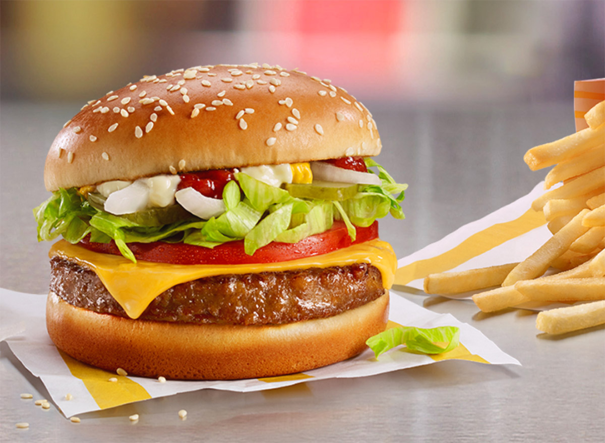 mcdonalds plt with a side of fries plant-based fast food