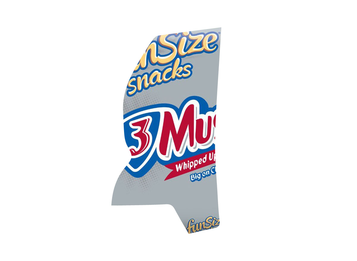 Mississippi's favorite candy bar is 3 Musketeers
