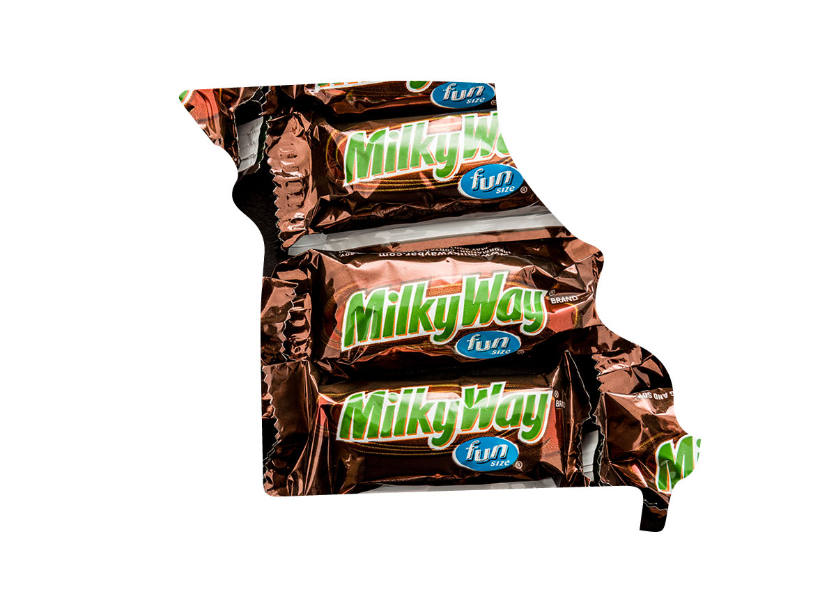 Missouri's favorite candy bar is Milky Way