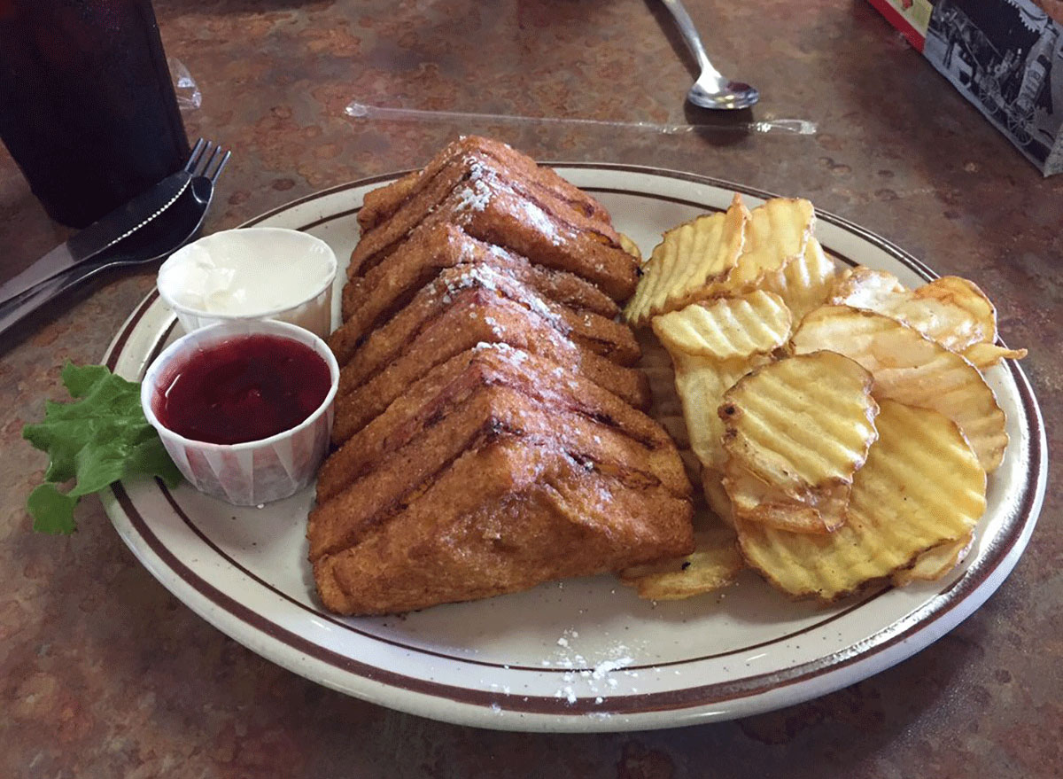 Monte cristo sandwich at El Bambi Cafe