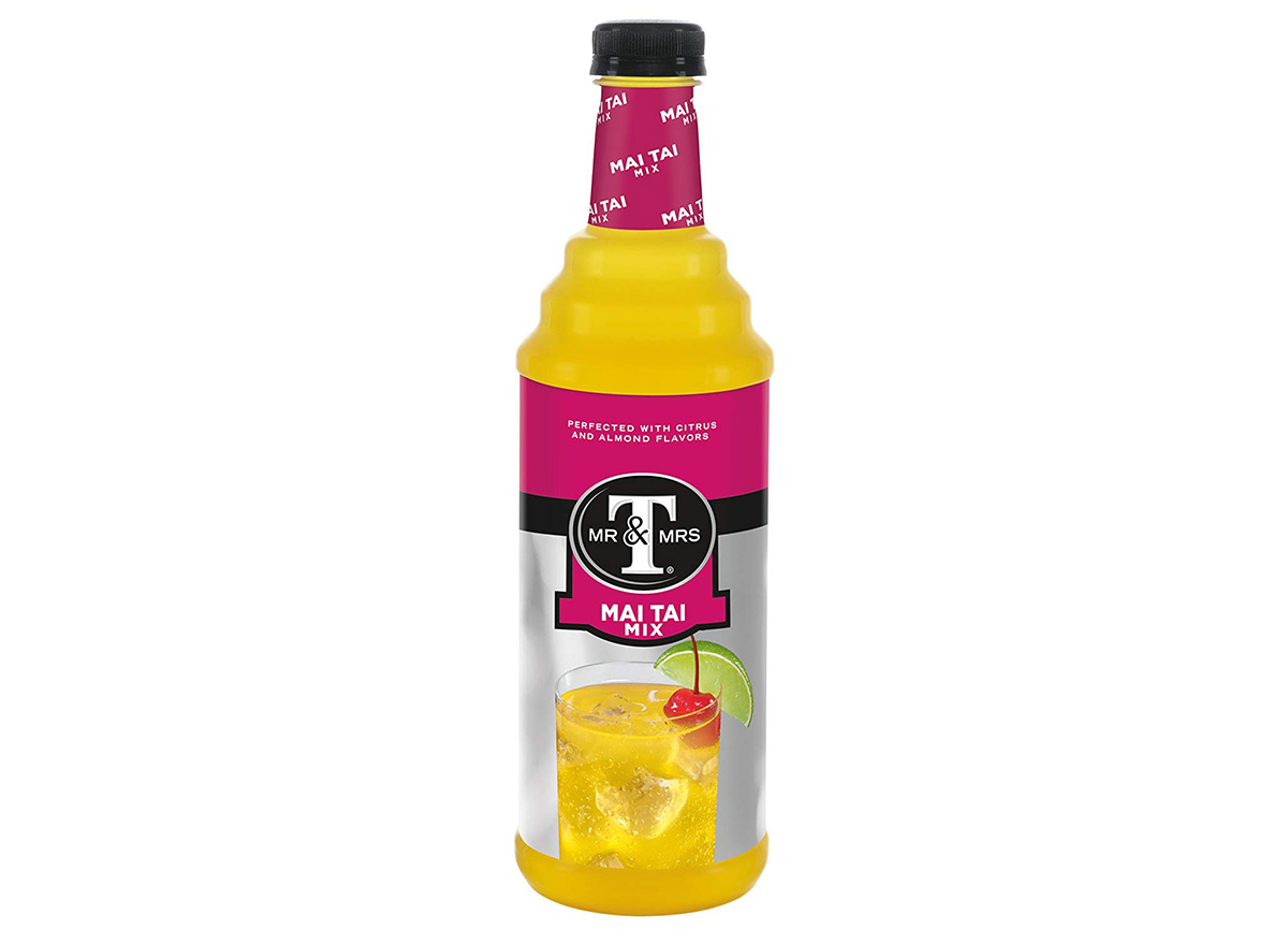 Mr. and Mrs. T's Mai Tai Mix in bottle